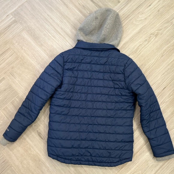 Boys XL (18/20) Free Country Quilted Hoodie Puffer Shacket - Picture 4 of 4